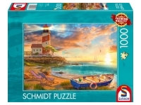 Schmidt: Sunset Over Lighthouse Bay (1000)