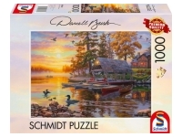 Schmidt: Darrell Bush - Boathouse With Canoes (1000)