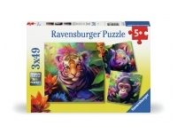Ravensburger: Jungle Babies (3 x 49)