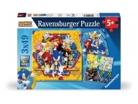 Ravensburger: Sonic - Sonic the Hedgehog (3 x 49)