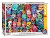 EuroGraphics: Traditional Mexican Skulls (1000)