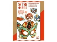 Djeco: Do It Your Self - 4 Masks With Metallic Foil