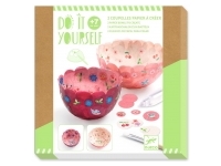 Djeco: Do It Your Self - 2 Paper Bowls to Create, Flowers & Cherries