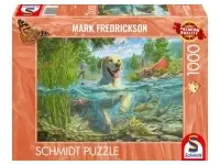 Schmidt: Mark Fredrickson - A Yellow Labrador Goes Fishing (1000)