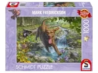 Schmidt: Mark Fredrickson - Springtime Cavorting with a Labrador Retriever (1000)