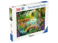 Ravensburger: Tiger Family in the Oasis (500)