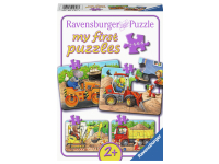 Ravensburger: My First Puzzle - Construction Site Animals (2, 4, 6, 8)