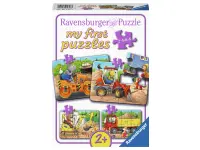 Ravensburger: My First Puzzle - Construction Site Animals (2, 4, 6, 8)