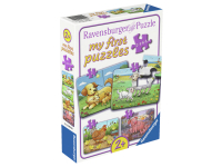 Ravensburger: My First Puzzle - Farm Animal Families (2, 4, 6, 8)