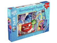 Ravensburger: Disney - Inside Out, Emotional Adventure (3 x 49)