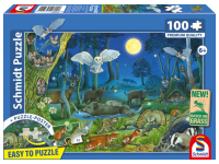 Schmidt: Animals in a Night-time Forest (100)