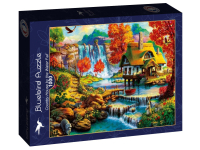 Bluebird Puzzle: Country House by the Water Fall (1000)