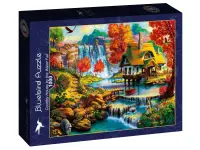 Bluebird Puzzle: Country House by the Water Fall (1000)