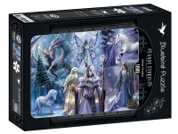 Bluebird Puzzle: Anne Stokes - Winter Fantasy (1000)