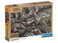 Clementoni: National Geographics - Burchell Zebras (1000)