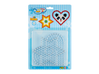 Hama: Maxi Pärlplattor - 2-Pack, Hjärta och Stjärna