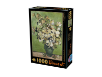 D-Toys: Vincent Van Gogh - Pink Roses in a Vase (1000)