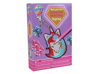 Moxy: Diamond Painting - Keyring, Enhörning