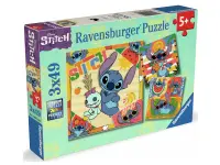 Ravensburger: Disney - Stitch, Aloha (3 x 49)