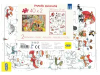 Peliko: Rampussel - Mauri Kunnas, Tomteskoj med Snögubbar & Dinosaurier  (2 x 40)