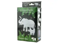 Crystal Puzzle: Elephant & Baby (46)