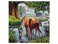 Craft Buddy: Framed Canvas Kit - Fell Ponies