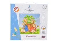 Craft Buddy: Framed Canvas Kit - Peter Rabbit, Peter and Flopsy Flower Pot