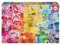 Educa: Colorful Collage (500)