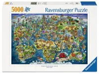 Ravensburger: Illustrated World Map (5000)