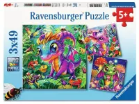 Ravensburger: Baby Garden Dragons (3 x 49)