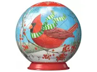Ravensburger: Puzzle Ball - Christmas Red Cardinal Bird (56)