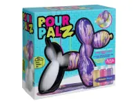 Pour Palz - Balloon Dog (rosa, lila, guld)