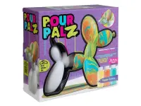 Pour Palz - Balloon Dog (gul, orange, turkos)