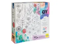 Peliko: CIY-Pussel Vattenfärg, Blommor (99)