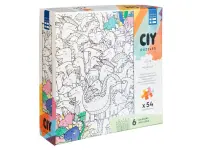 Peliko: CIY-Pussel Filtpennor, Dinosaurier (54)