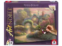 My Art Noble Premium Painting Kit - Thomas Kinkade, Rosebud Cottage