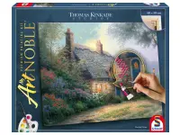 My Art Noble Premium Painting Kit - Thomas Kinkade, Moonlight Cottage