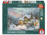 Schmidt: Thomas Kinkade Studios - Santa's Night Before Christmas (1000)