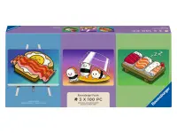 Ravensburger: Kawaii Breakfast, Lunch & Dinner (3 x 100)