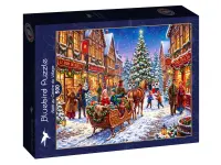Bluebird Puzzle: Christmas in the Village Centre (500)