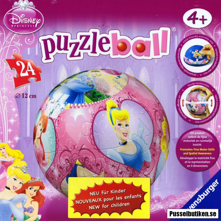 Ravensburger Puzzle Ball Disney Princess (24) Pusselbutiken.se
