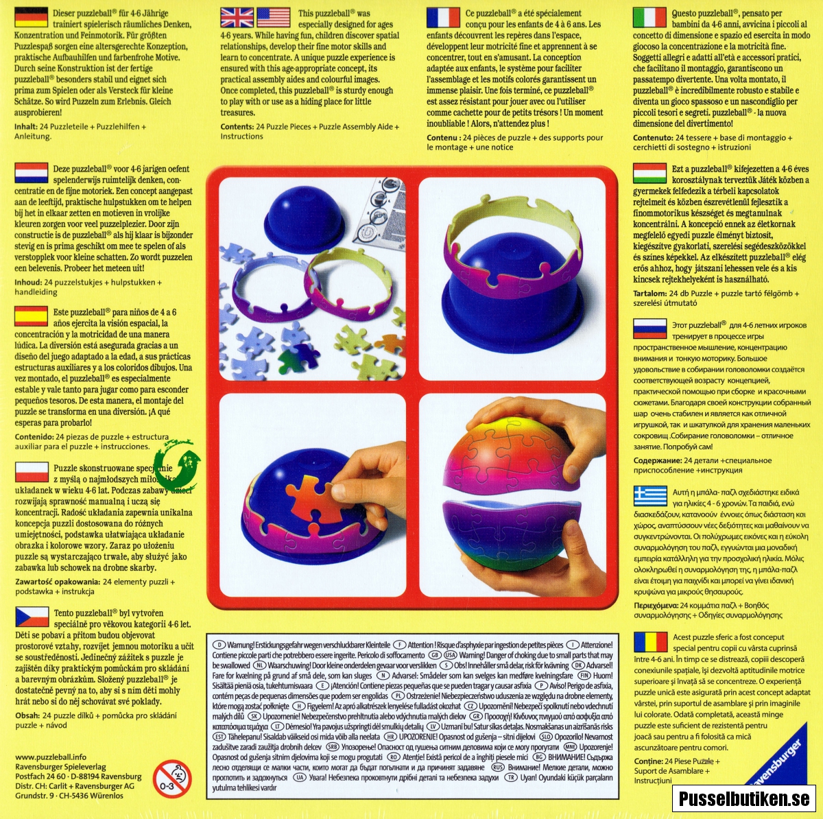 Ravensburger Puzzle Ball Disney Princess (24) Pusselbutiken.se