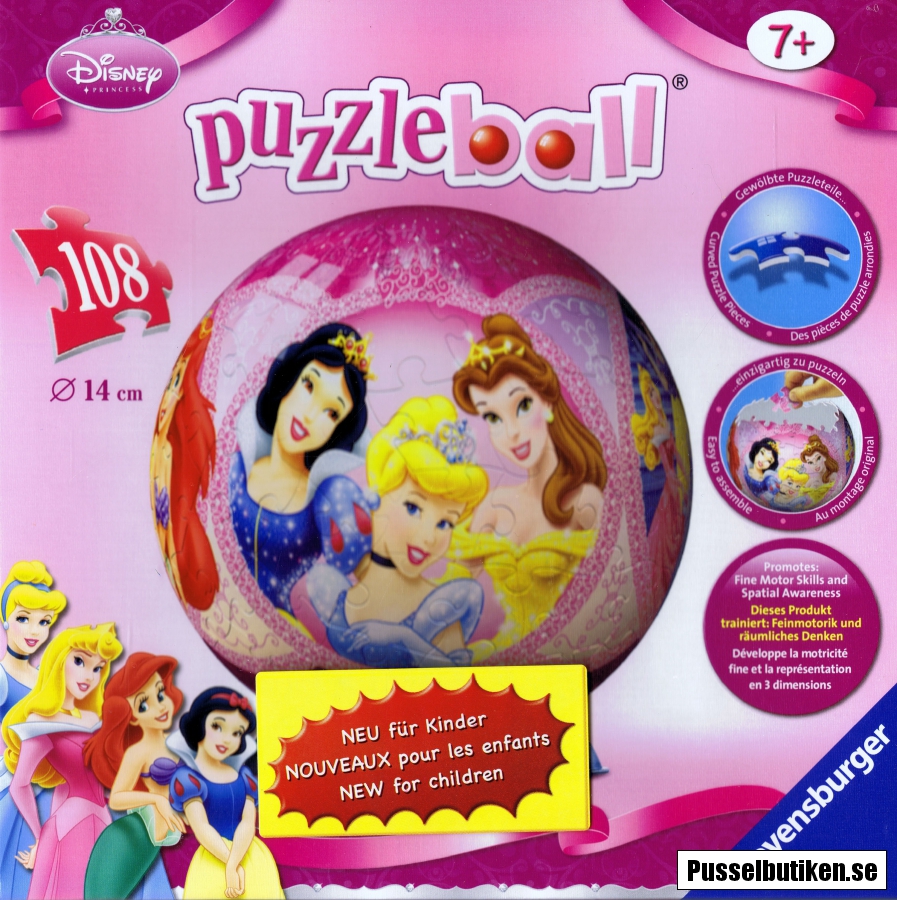 Ravensburger Puzzle Ball Disney Princess (108) Pusselbutiken.se