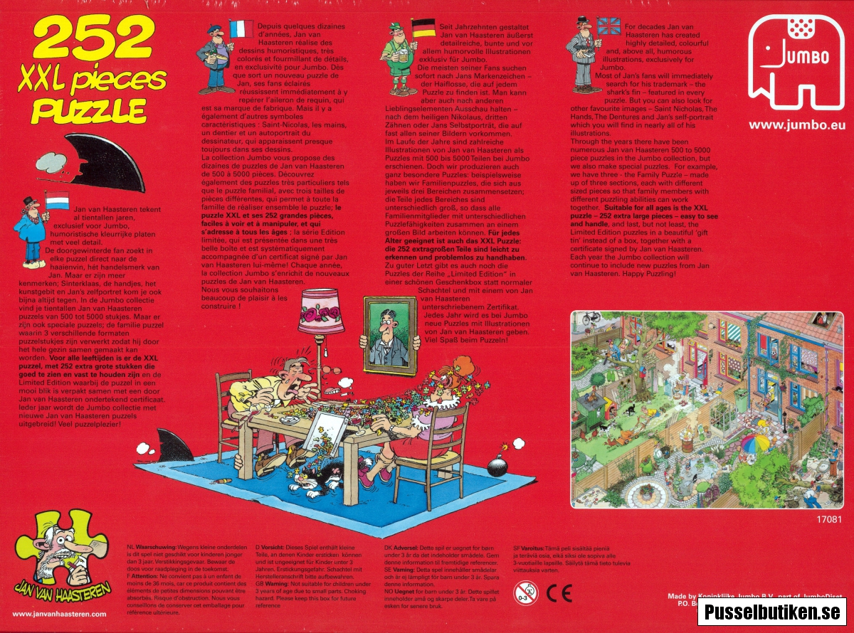 Jan Van Haasteren Neighbours XXL (252) Pusselbutiken.se