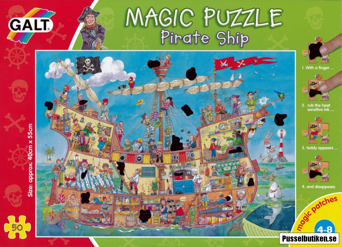 galt magic puzzle pirate ship